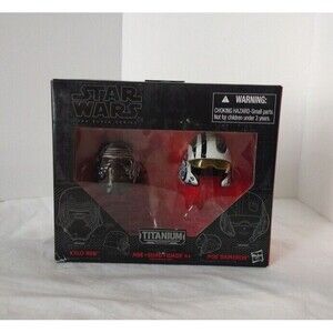 Star Wars: The Force Awakens Black Series Die Cast Kylo Ren & Poe Dameron